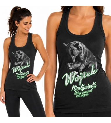 Damski tank-top NIEDŹWIEDŹ WOJTEK